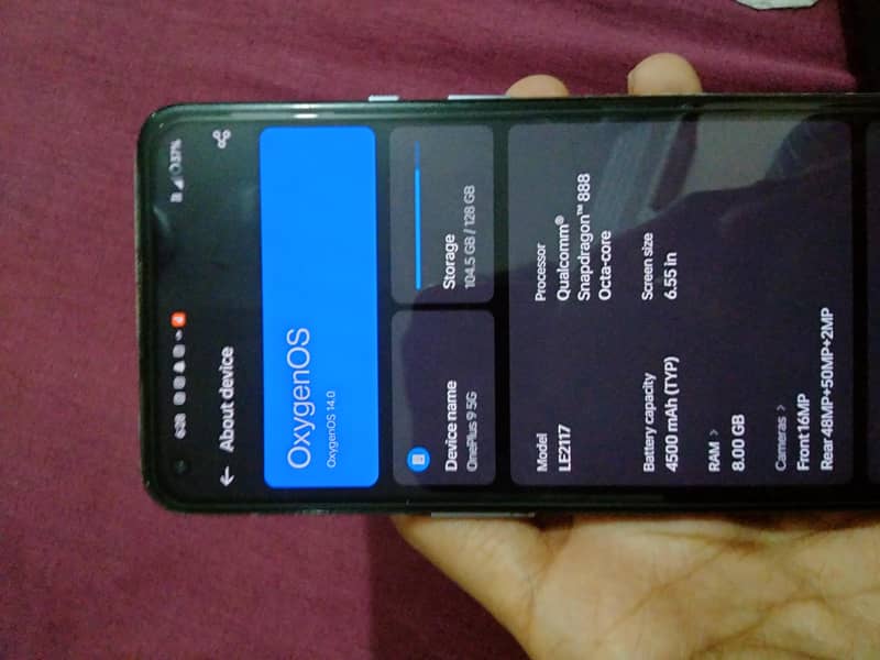 One plus 9 5G 1