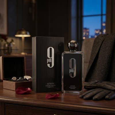 Afnan 9pm Eau De Parfum Black Bottle