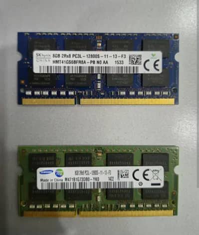 (16GB) 2x8GB DDR3 Laptop RAM WORKING