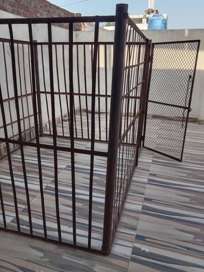 (6x6) HAND MADE IRON CAGE UN-BREAK-ABLE.