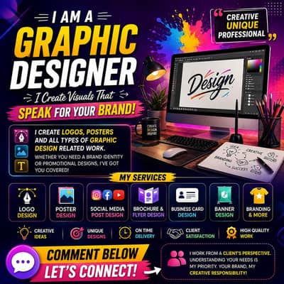 Professional Graphic Design Services | Logo, Social Media & Posters