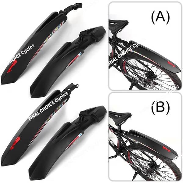 ORIGINAL PREMIUM Bicycle Mudguard Set (Worth 7,500) – Today Deal sale Cycle Mudgaurd