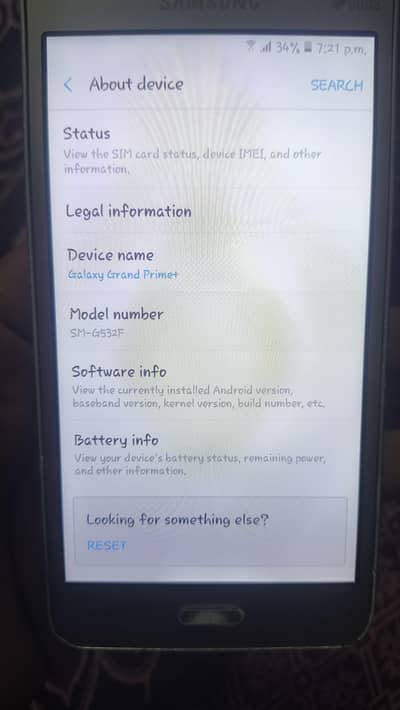 Samsung Mobile Grand Prime Plus