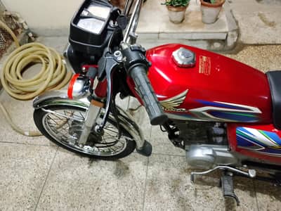 Honda CG 125 | Model 2022 Hyderabad (Red) 7 month
