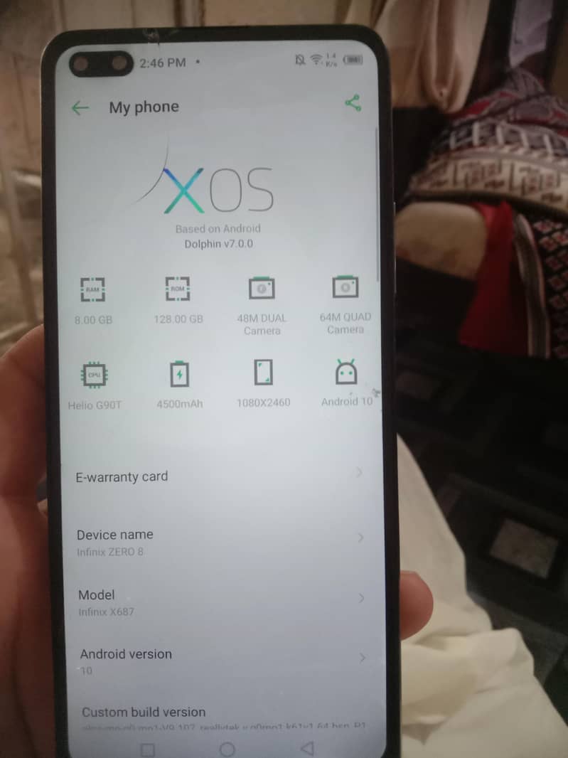 Infinix zero 8 4
