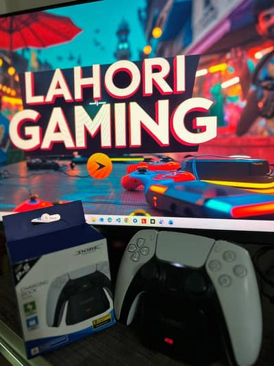 PS5 controller charging dock