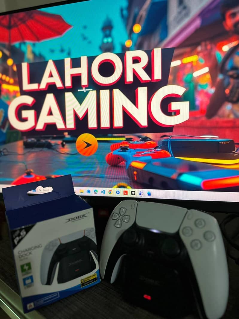 PS5 controller charging dock 0