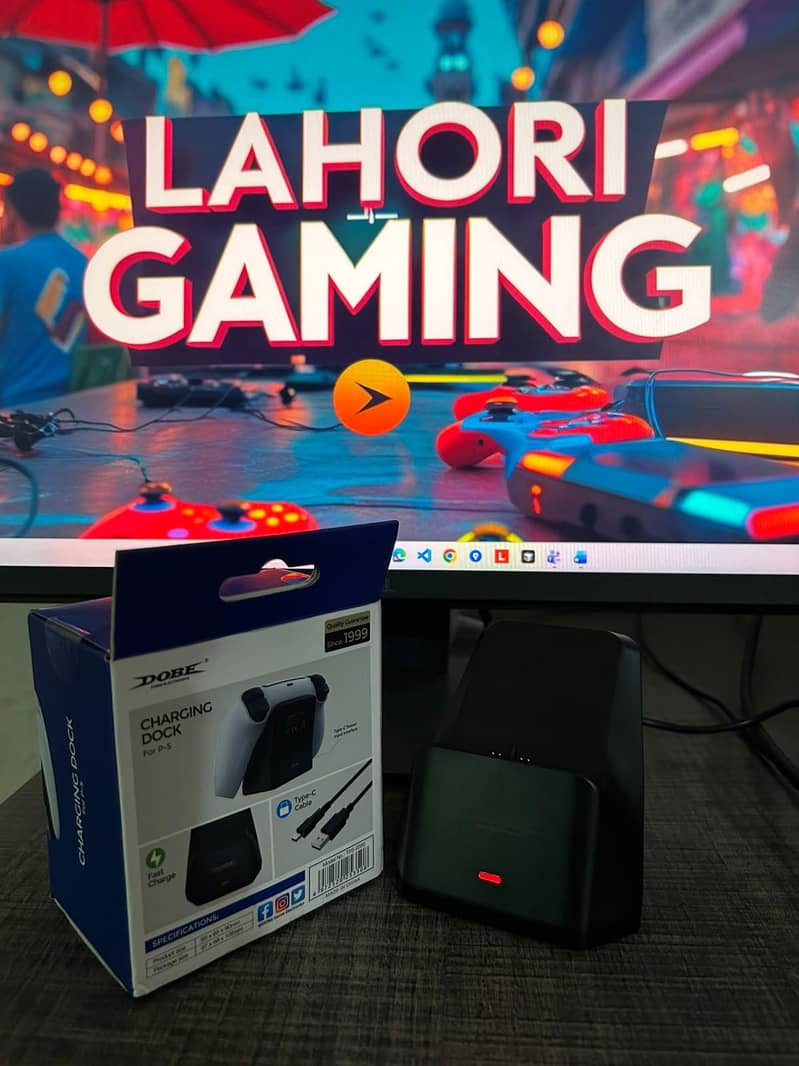 PS5 controller charging dock 3