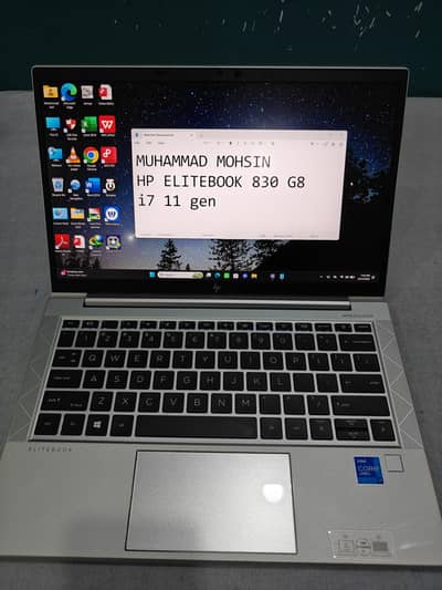 Hp elitebook 830 g8 i7 1185G7