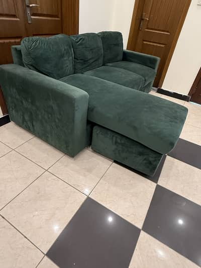 L shaped 3 seater sofa