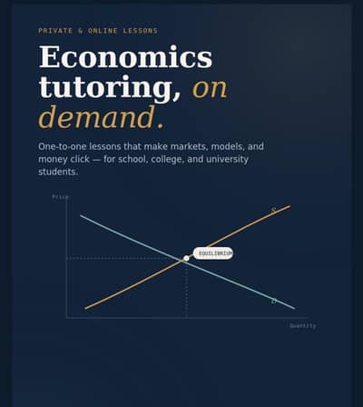Economics Home tutor