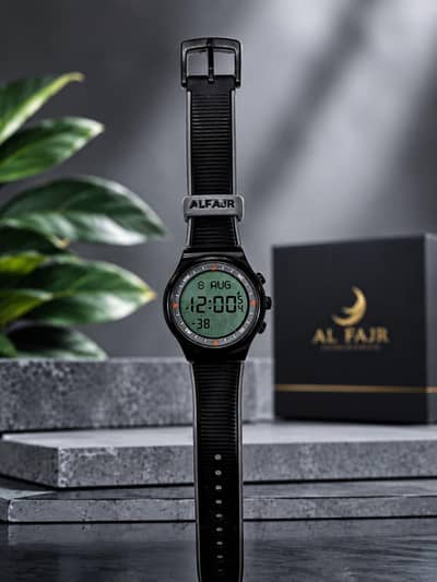 Organal alfajr watch with box 1 year use 10/10 condition  Demand 12500