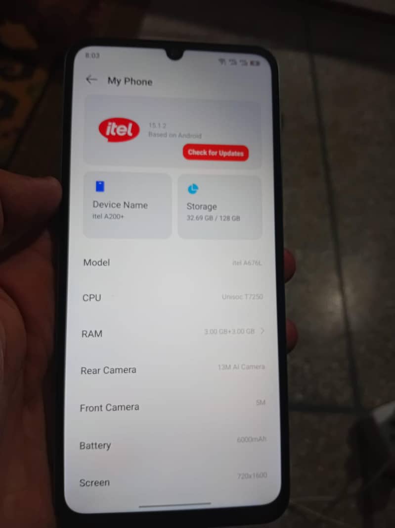Itel a200plus 1
