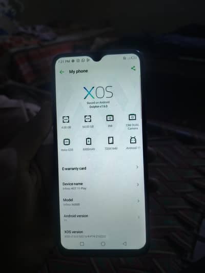 Infinix Hot 11 Play 4/64 PTA APPROVED