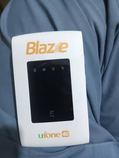 Ufone Blaze ZTE device All Sim Unlock  Power Full battery Backup Smart