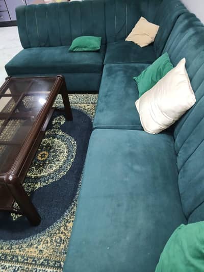 L shape 7 seater sofa