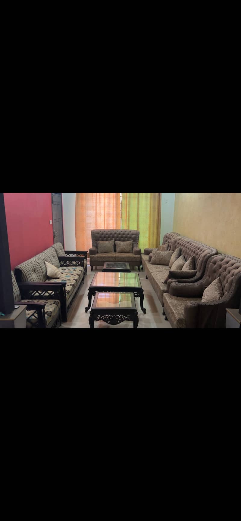 Chinioti table set , 5 seater sofa set 1