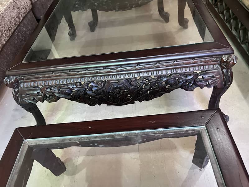 Chinioti table set , 5 seater sofa set 9