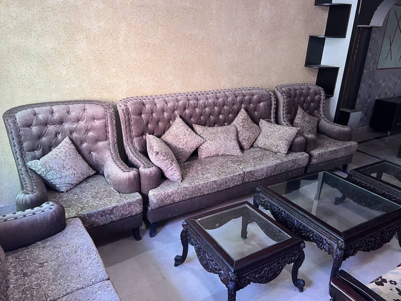 Chinioti table set , 5 seater sofa set 11