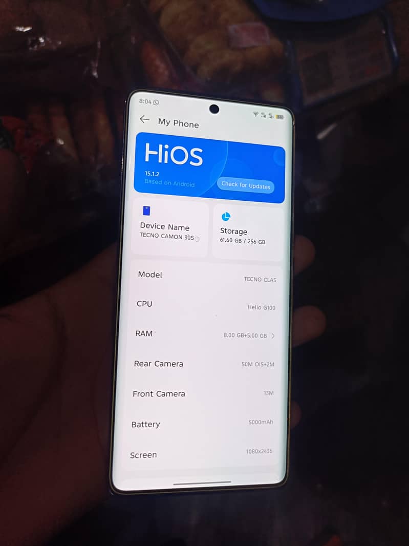 Tecno CAMON 30S 6
