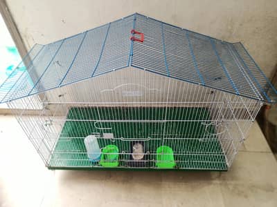 Animal Cage (Small with Wooden Base and Large Size) | Good Condition