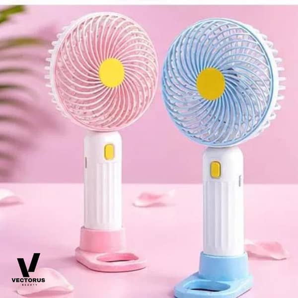 Portable Mini Rechargeable Handheld Fan USB Type-C | 3 Speed Cooling Fan, Portable Handheld Fan for Office 1Pcs | Electric fan mini for school kids' rechargeable fan for students