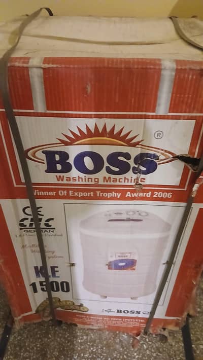 boss washing and dryer