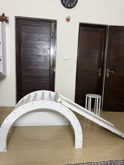 Montessori rocker with slide