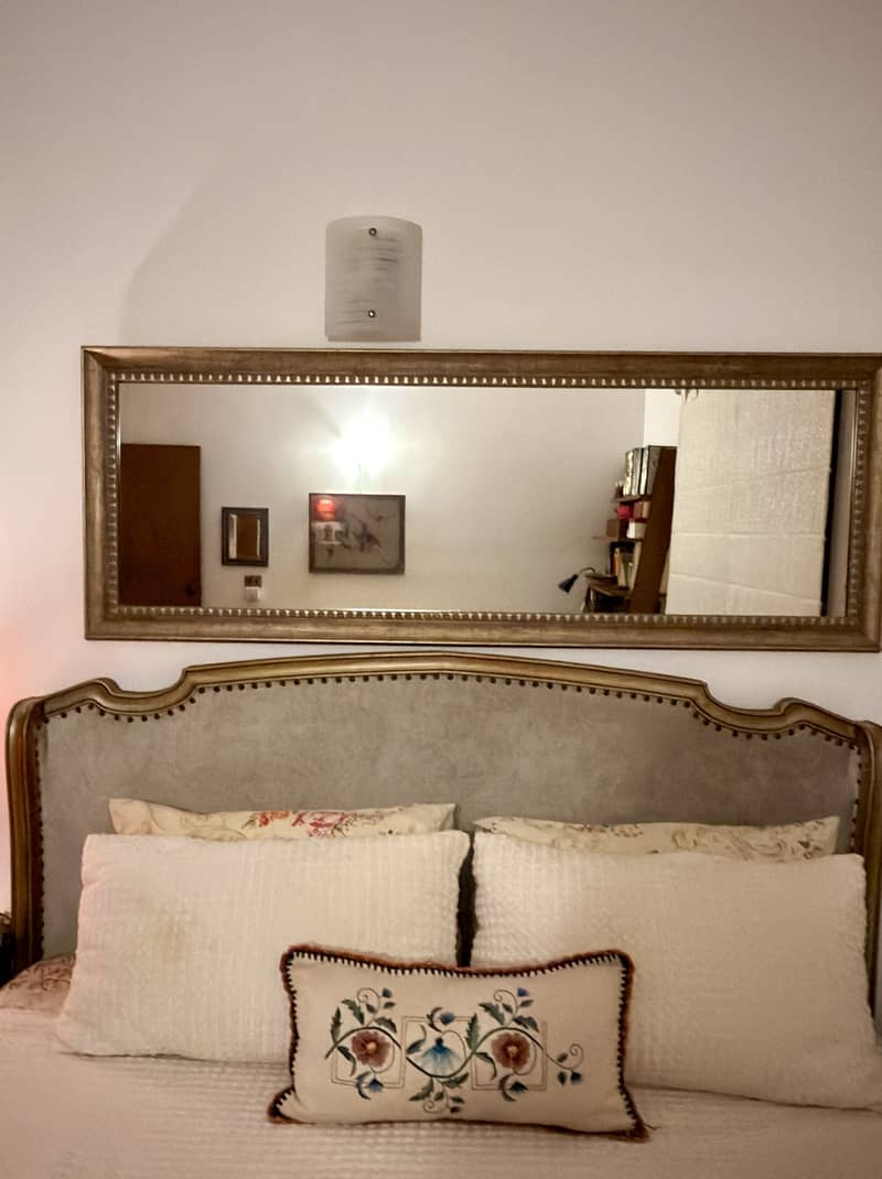 Solid Sheesham double bed 1