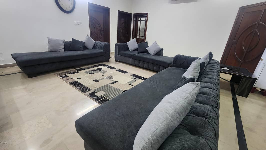 L shape sofa. 0