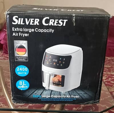 Silver Crust Air Fryer German Technology 8 Litre Capacity