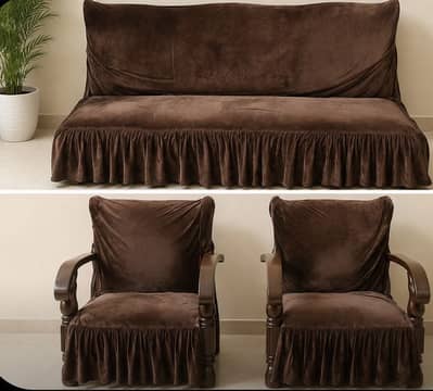 Solid wooden sofa set