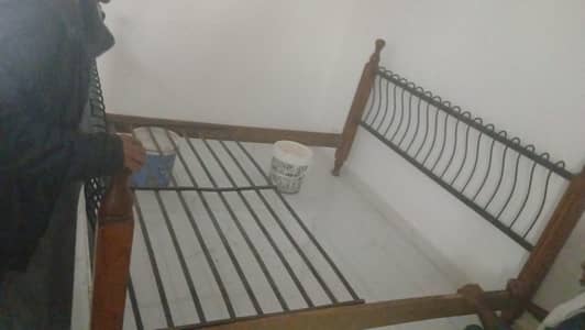 solid wood bed