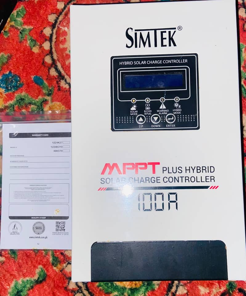 Simtek MPPT 100amp 2