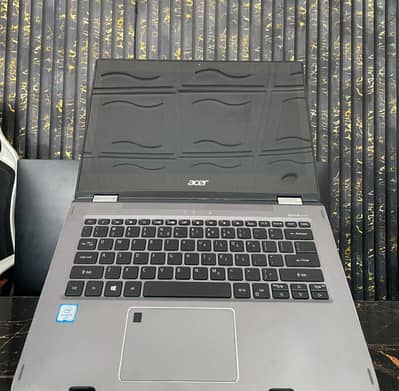 Acer Spin Corei5 8th 360 Rotatable Touchscreen 8GB NVMe SSD 256