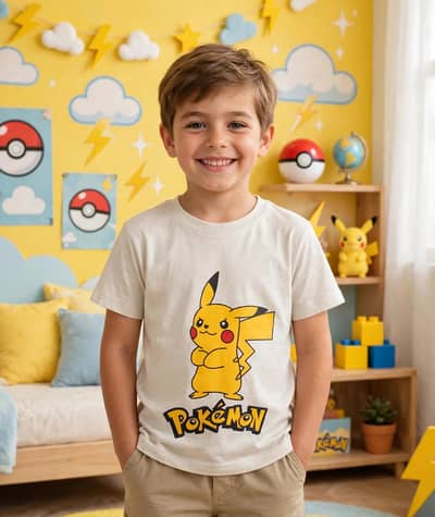 Boys T-shirts 100% jersey Cotton