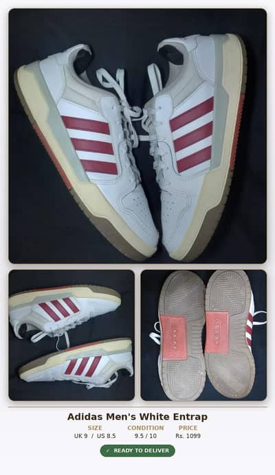 Adidas original White Entrap