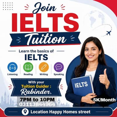 Learn English IELTS In Home tuition