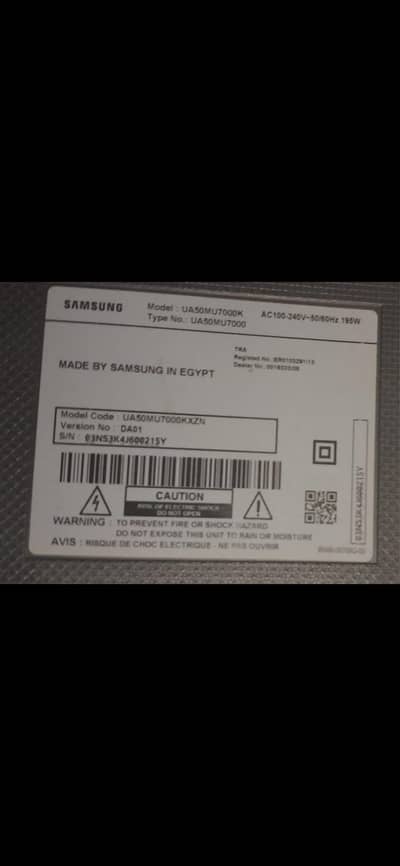 Samsung Original Panel Broken Led Dubai Import