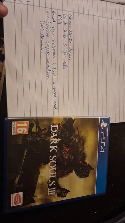 Dark Souls 3 (III) For Sale PS4 brand new