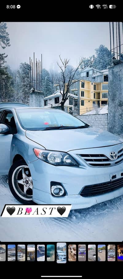 corolla gli 2012 model lights