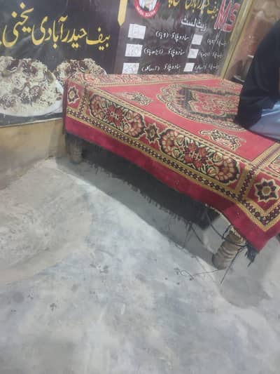 Takhat with Kaleen and Pillow for sale