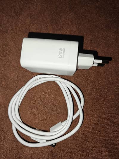 120w Supervooc Realme GT6 Box Pulled Charger or Cabel  Original