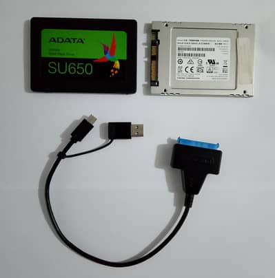 128GB SATA SSDs (ADATA & Toshiba) - Fully Tested & Healthy