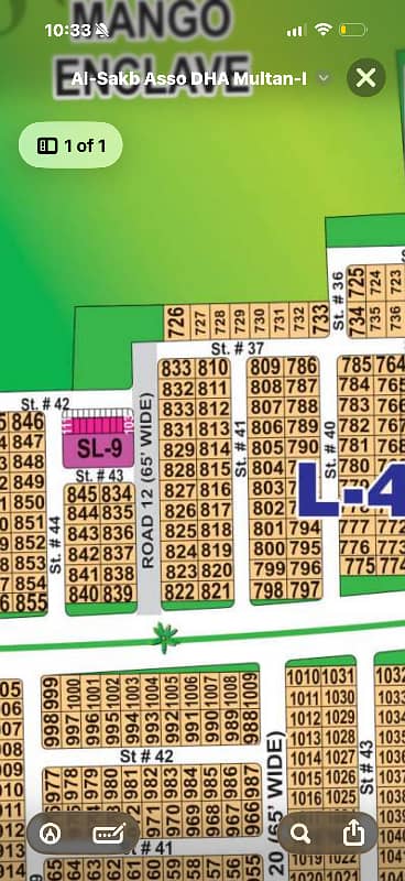 Top location Sec L 120 fit ring road 65 fit road