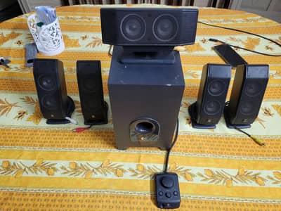 Logitech X-540 5.1 subwoofer speakers