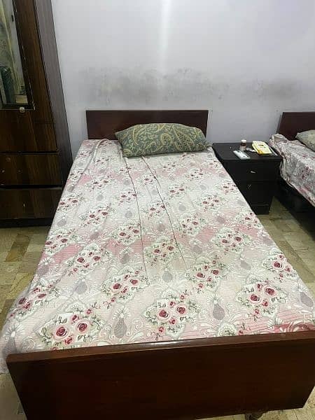 single bed set with mattress 2