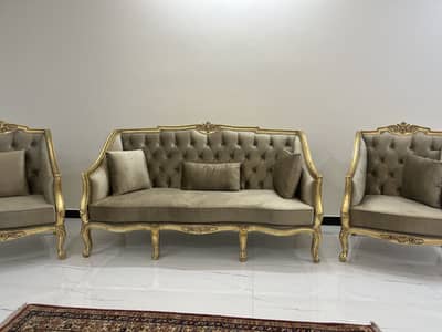 Sofa sets with chairs and tables