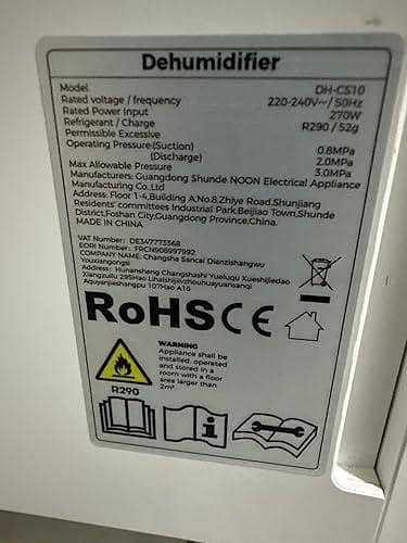 DEHUMIDIFIER LATEST MODEL