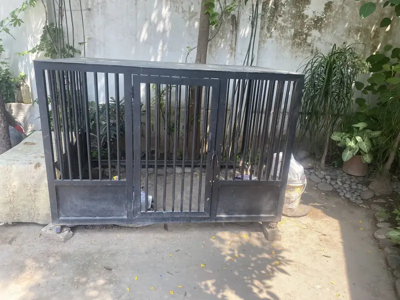 Dog cage for sale only need repaint — photo 3